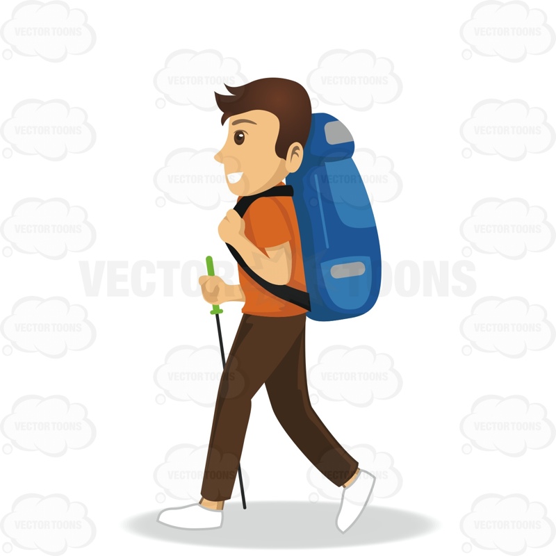 Excursionist ? a person taking clipart - Clipground