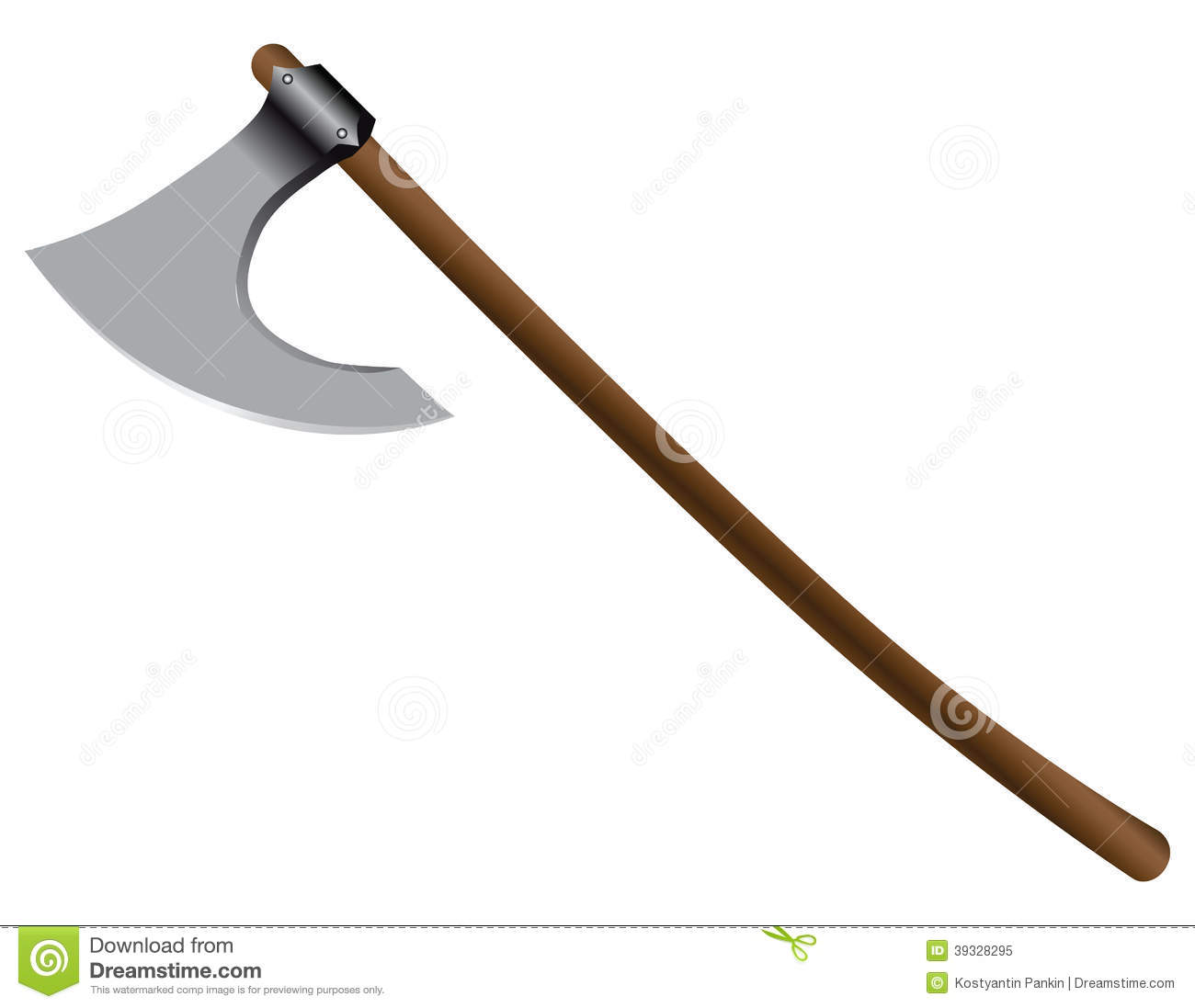 Executioners Ax Stock Vector.