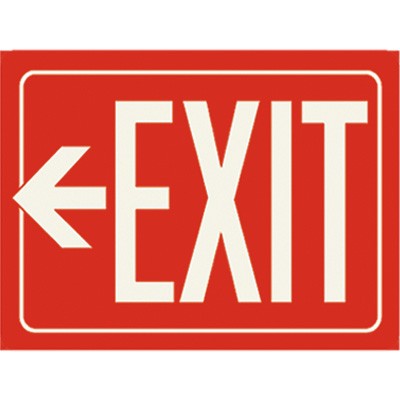 Clipart exit left arrow.