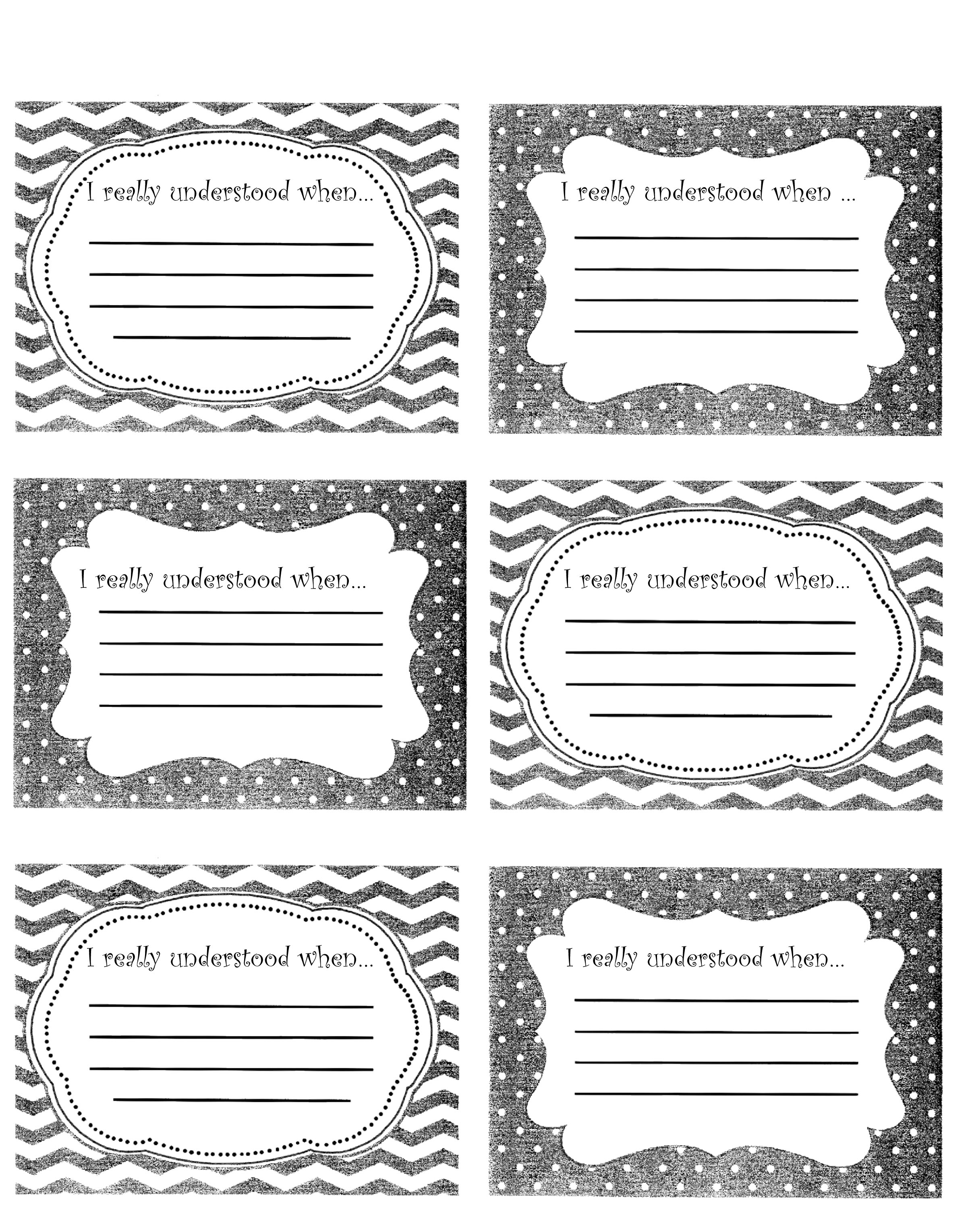 Exit ticket clipart.