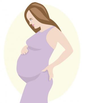 Clip Art of Pregnant Women.