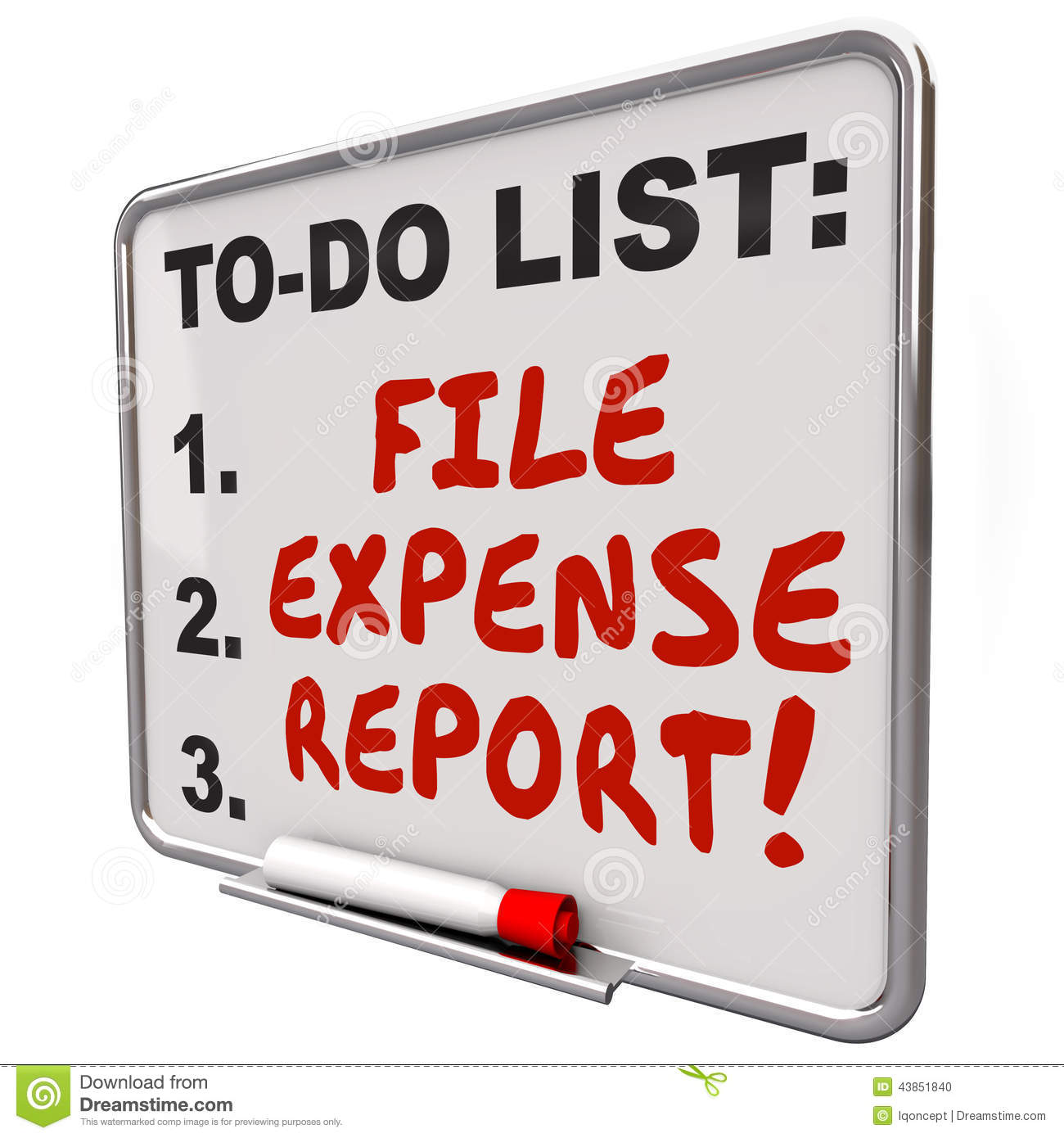 Expense report clipart.