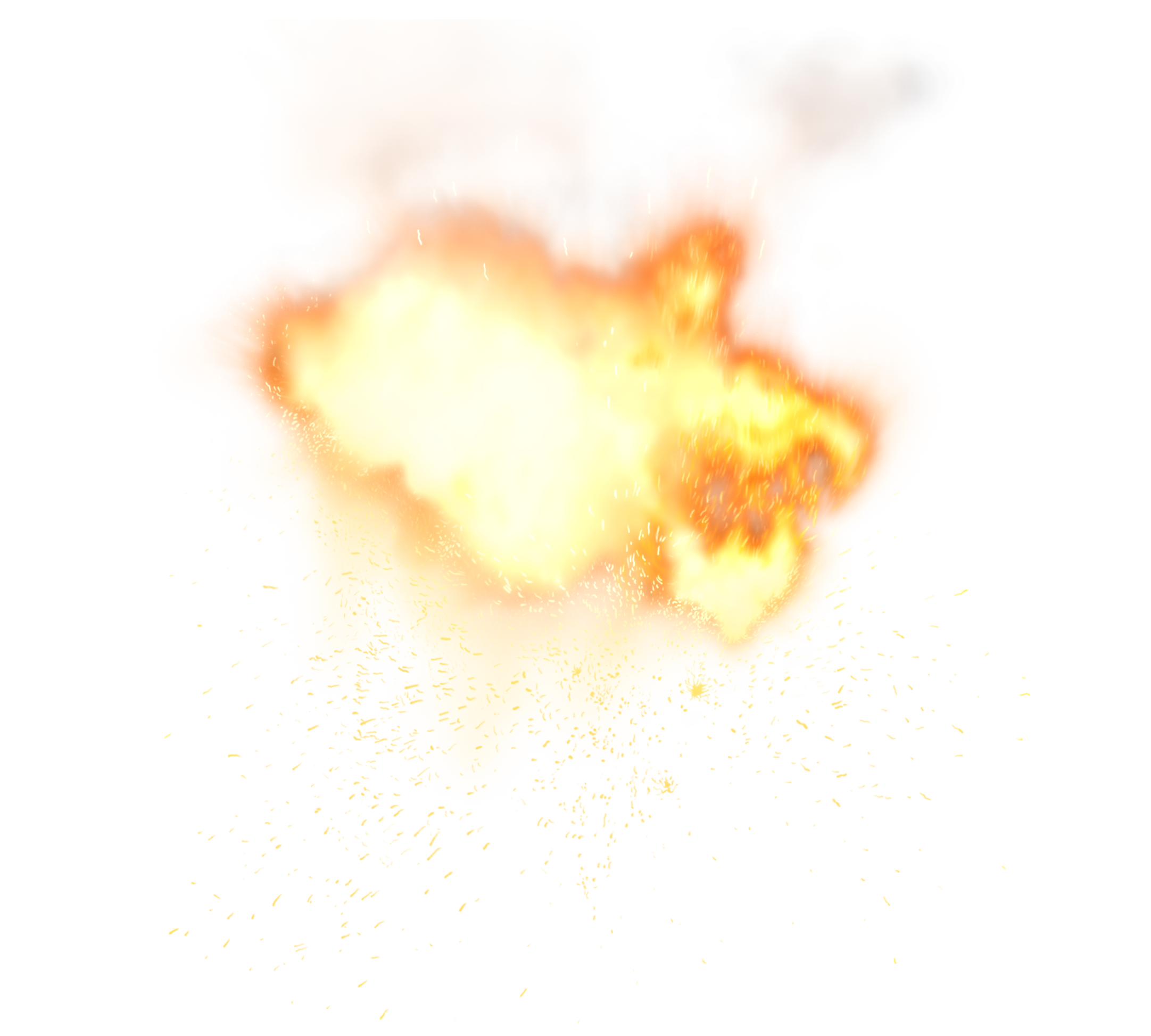 Fiery Explosion PNG Picture Clipart.