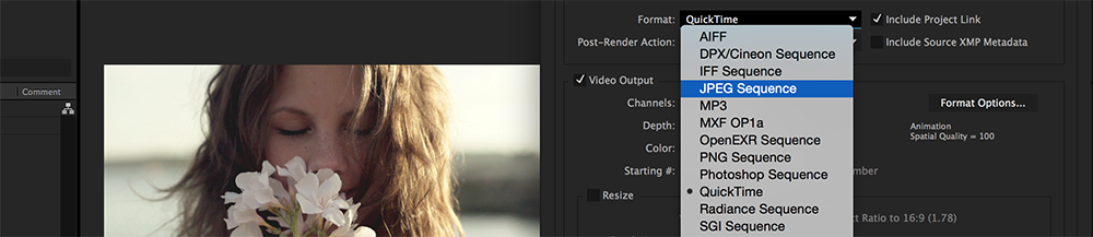 Quick Tip: Saving Stills in After Effects.