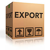 Drawing of export cardboard box k8763273.