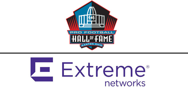 Pro Football Hall of Fame names Extreme Networks proud.