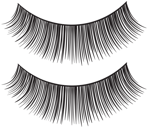 Eyelash Strips PNG Transparent Clip Art Image.