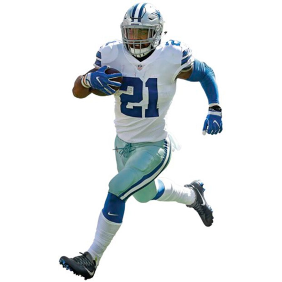 Ezekiel Elliott Dallas Cowboys Fathead Life Size Removable Wall Decal.