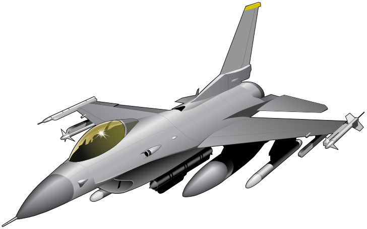 Military Clipart Fighter Jet F 16 Transportation Clipart Classroom ...