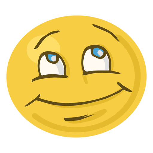Smiling face emoji.