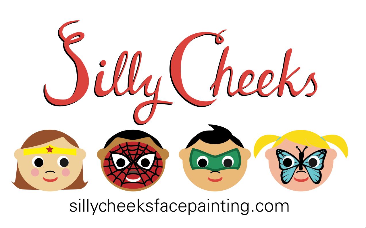 Halloween face painting clipart.