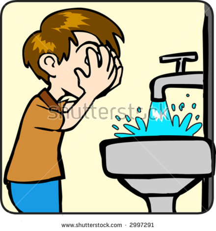 Face Wash Clipart.
