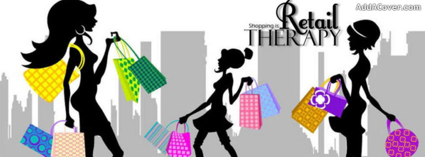 Retail Therapy Facebook Cover.