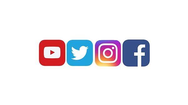 Facebook YouTube Instagram Logo.