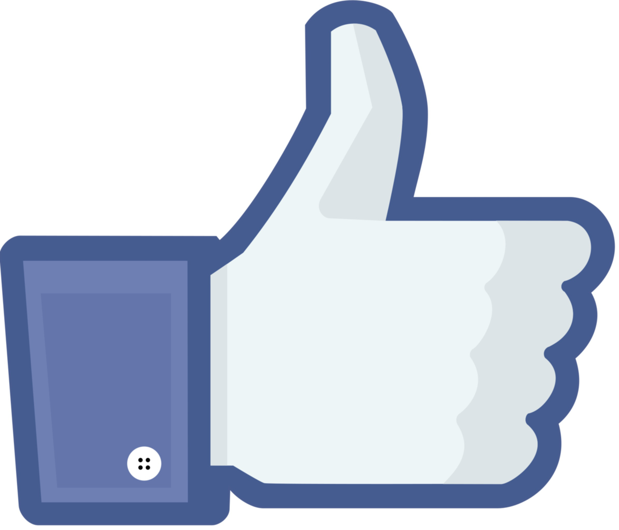 Facebook like clipart image.