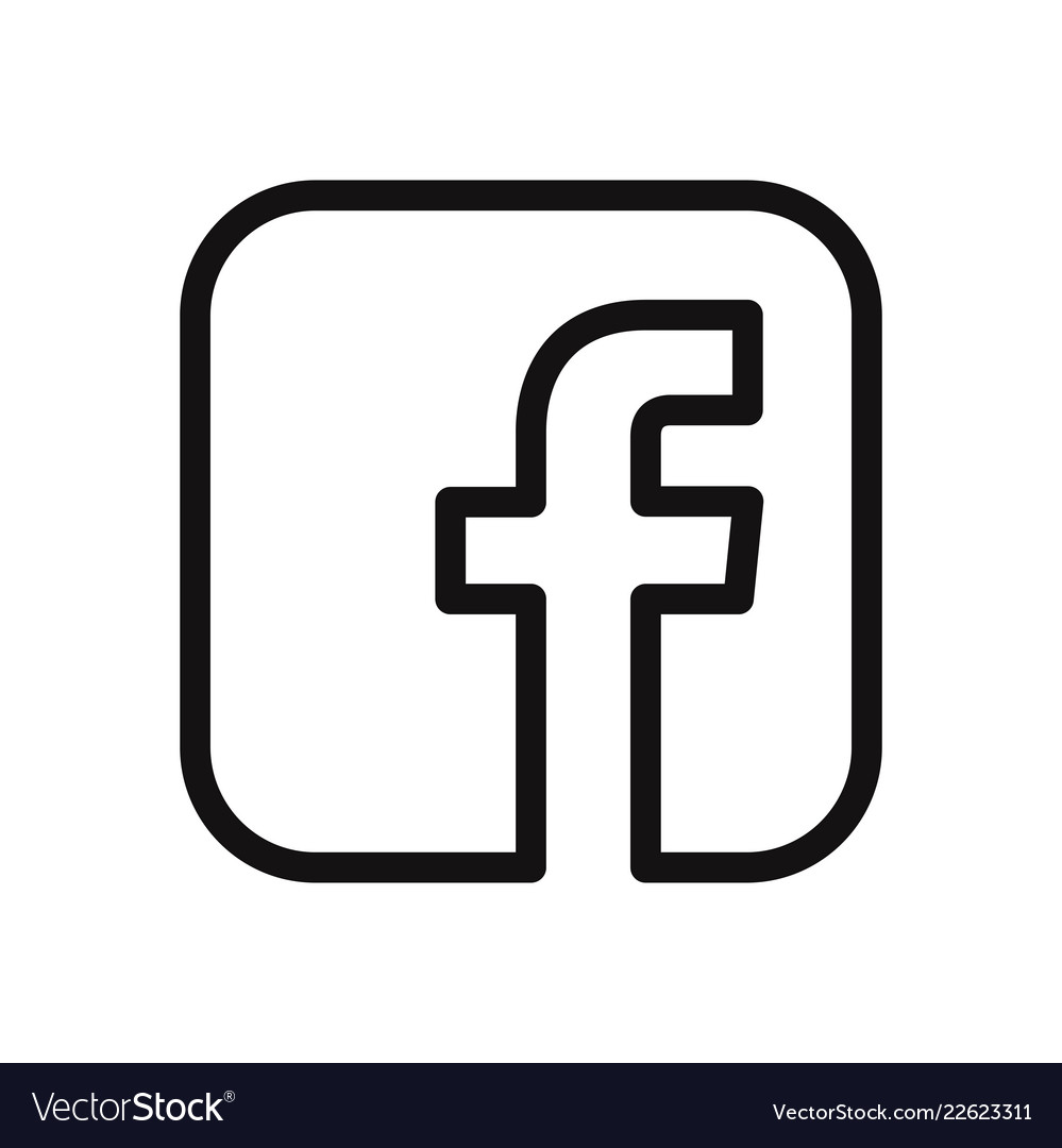 F letter icon facebook logo.