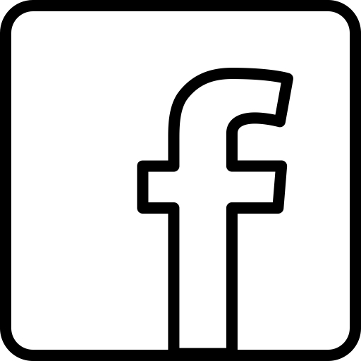 White Facebook Logo.