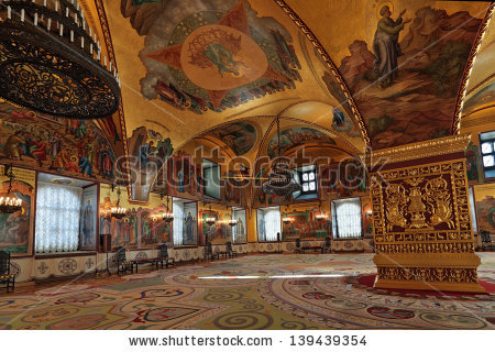 Moscowfeb 22 Interior View Grand Kremlin Stock Photo 139439354.