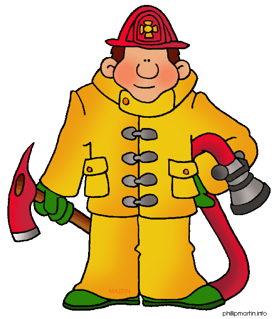 Firefighter Boy Clipart.