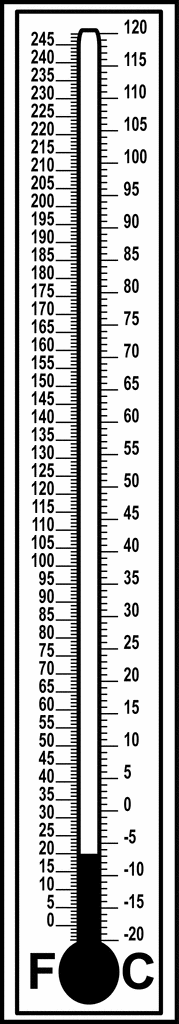 Dual Lab Fahrenheit Thermometers.