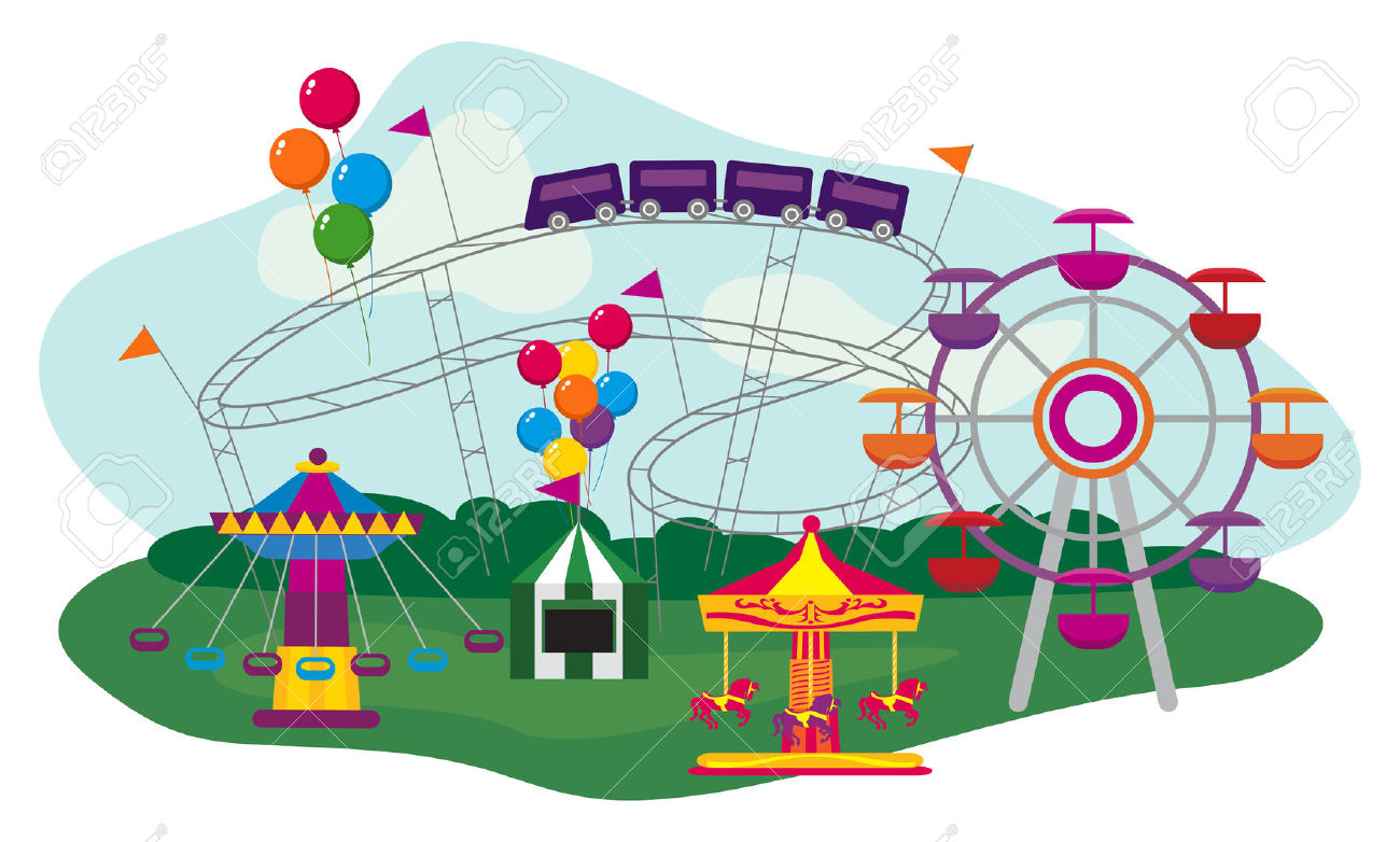 2,440 Fairground Cliparts, Stock Vector And Royalty Free.