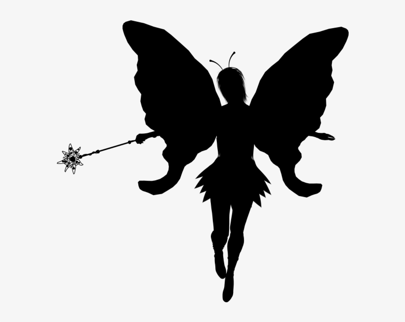 Fairy Silhouette Clip Art Free At Getdrawings.