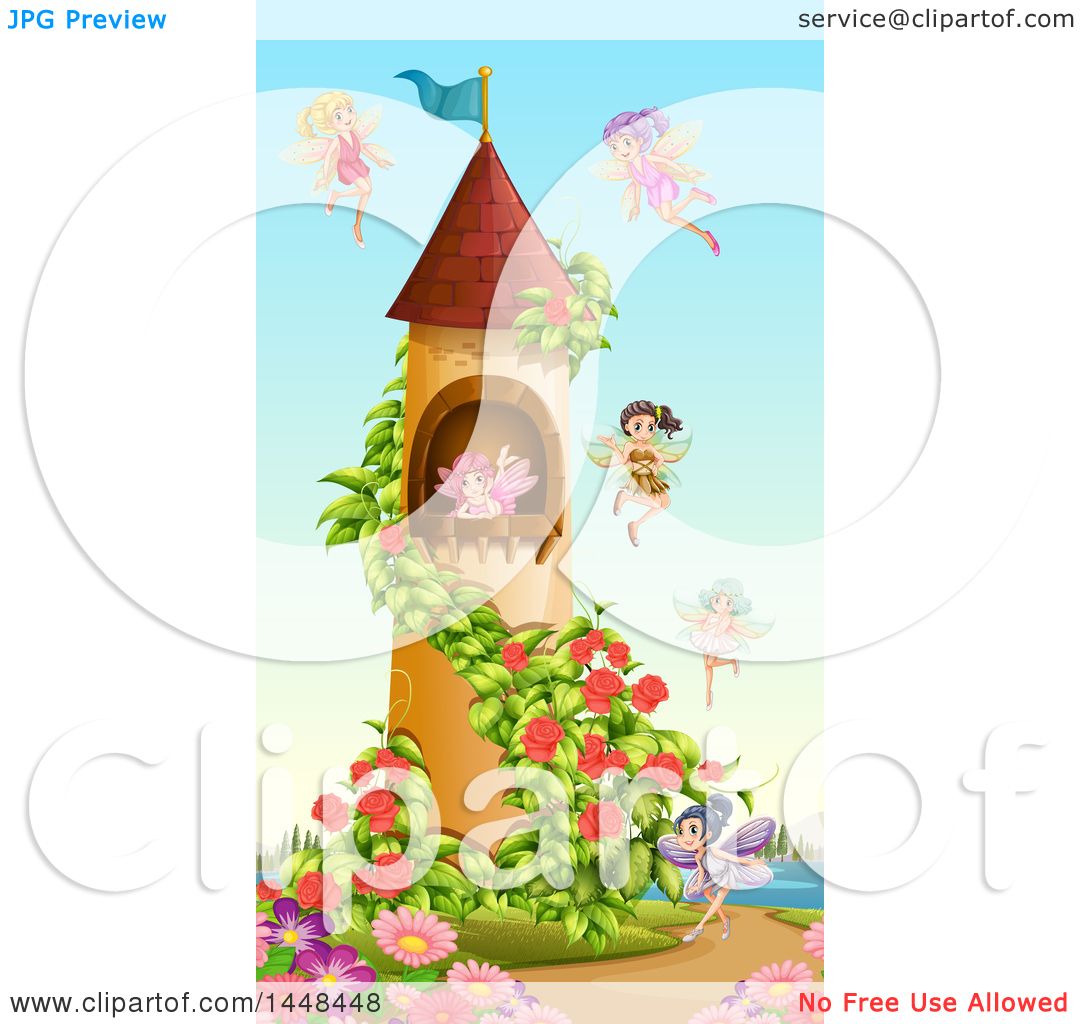 Clipart of a Fairy Tower.