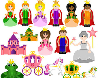 Fairy tale characters clip art.