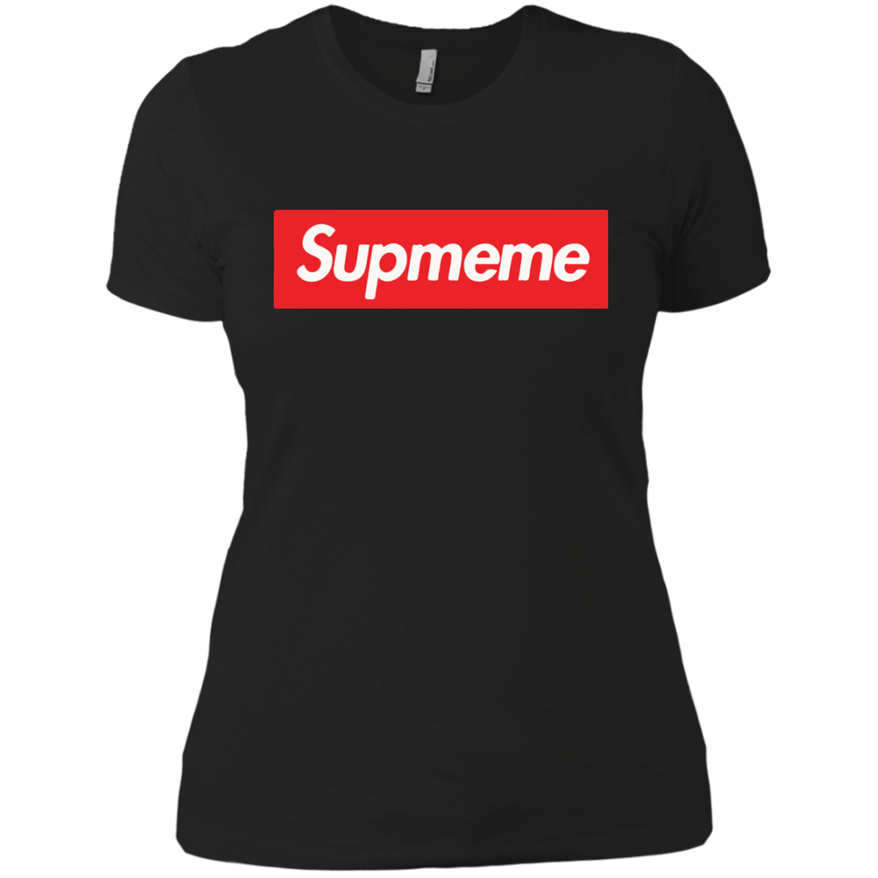 AGR Supmeme fake Supreme Box Logo funny t shirt Ladies.