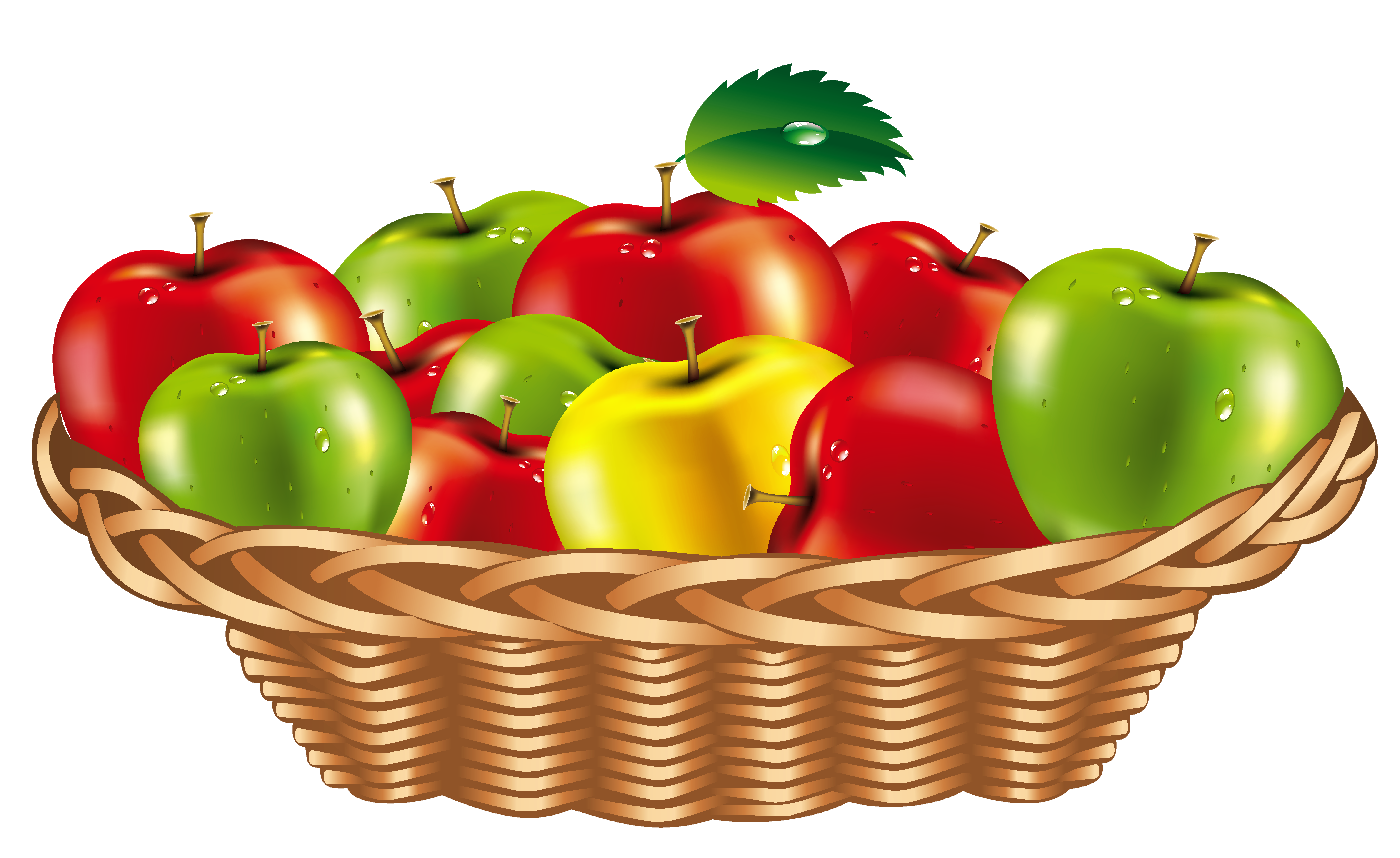 Fruit Basket PNG Clipart.