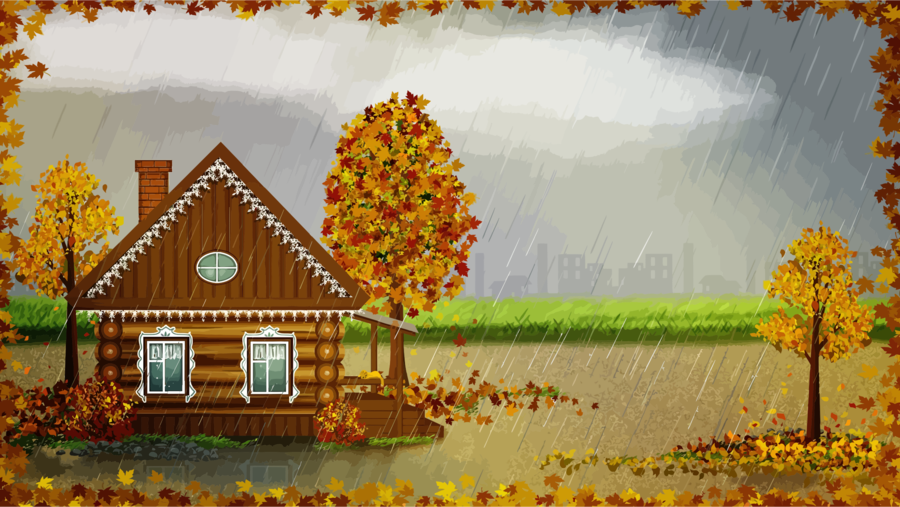 Autumn Landscape clipart.