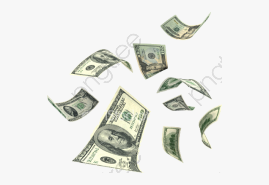 Cash Clipart Falling.