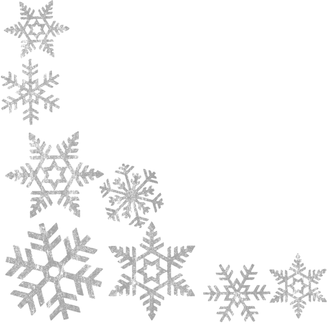 Free Falling Snowflake Clipart Black And White, Download.