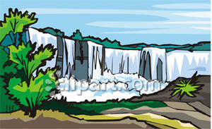 Niagara falls clip art.
