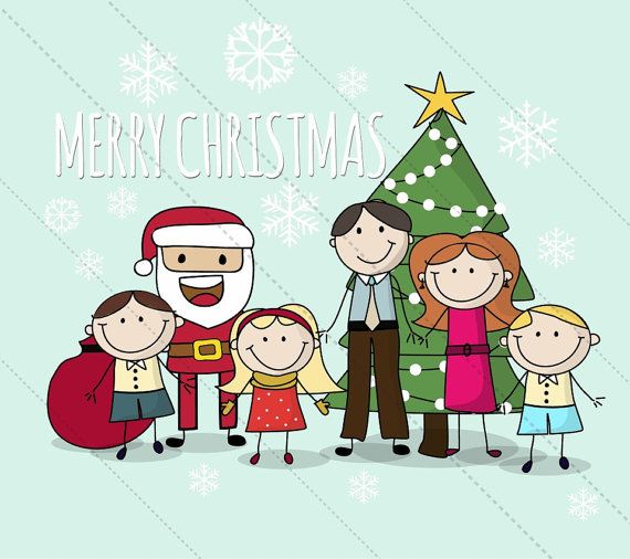 family at christmas clipart 10 free Cliparts | Download images on ...