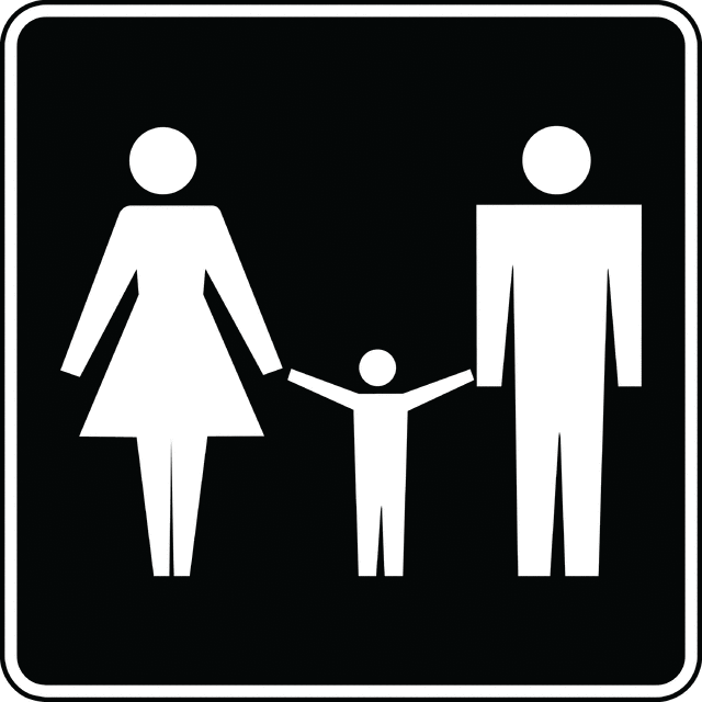 Family Clipart Black And White.