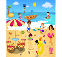 Free Beach Family Cliparts, Download Free Clip Art, Free.