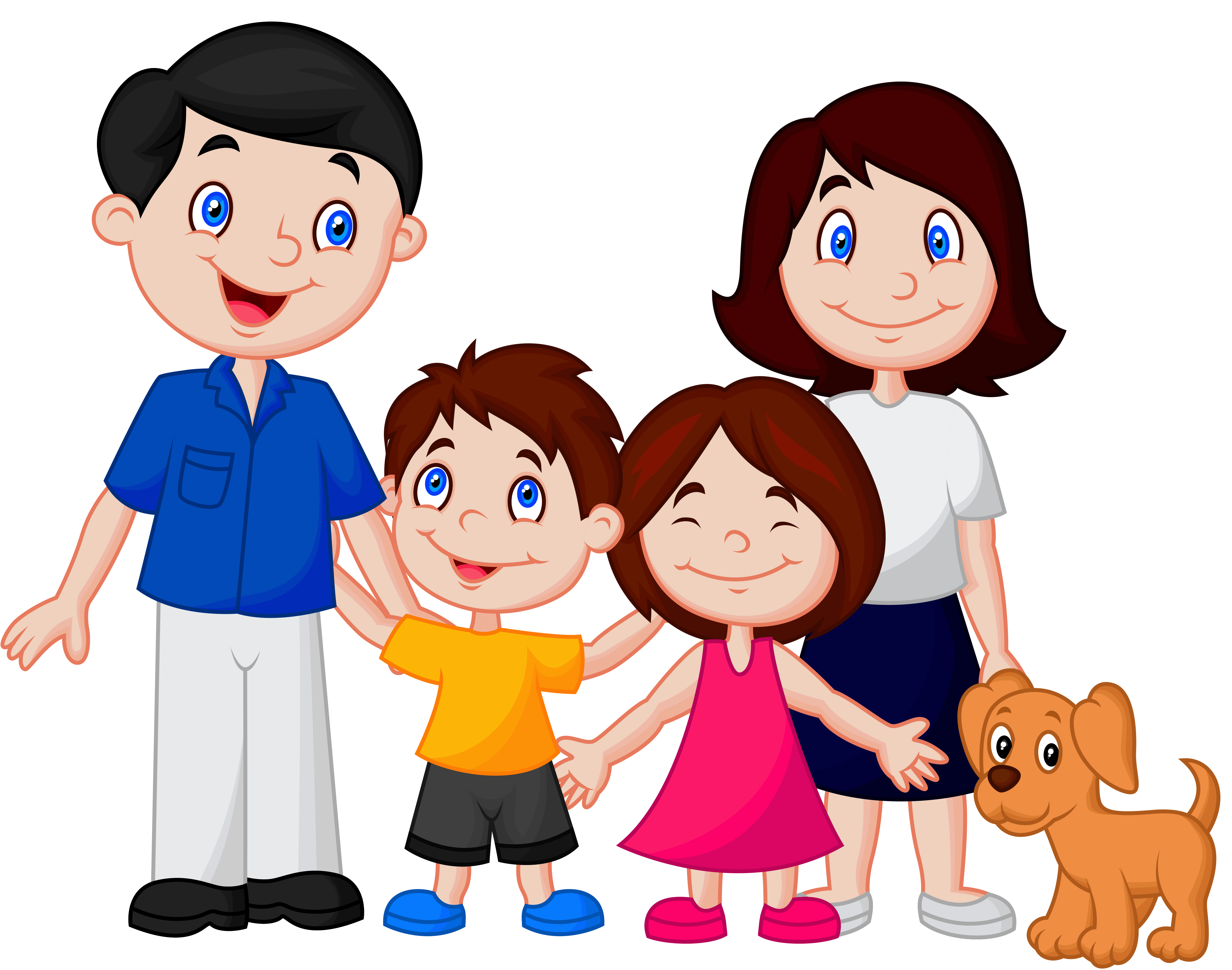 Family Cartoon Clip art.