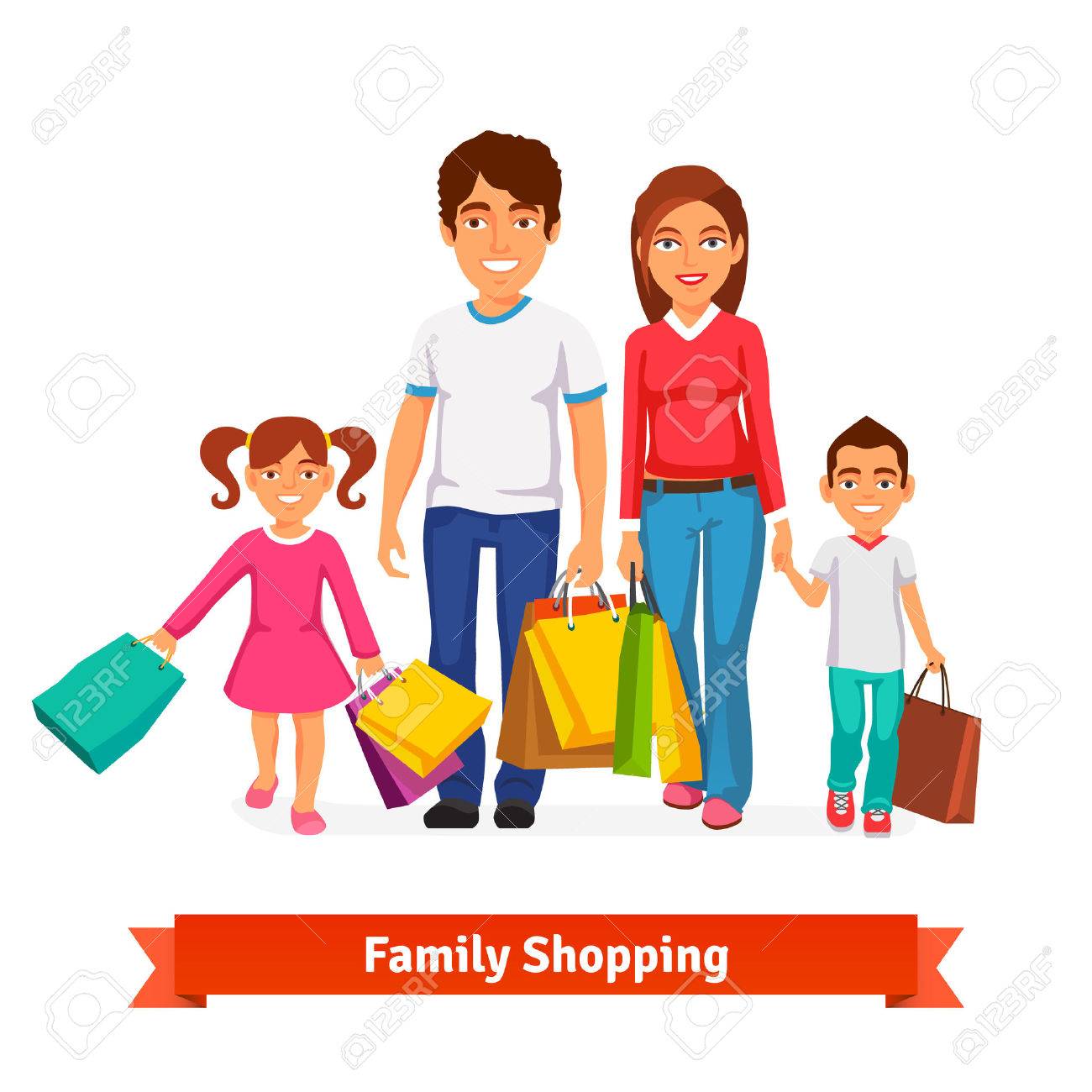 family shopping clipart 10 free Cliparts | Download images on ...