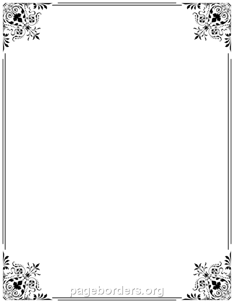 Free Border PNG For Word Transparent Border For Word.PNG Images.
