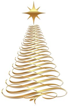 Fancy christmas tree clipart.