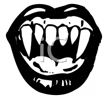 Fang Mouth Clipart.