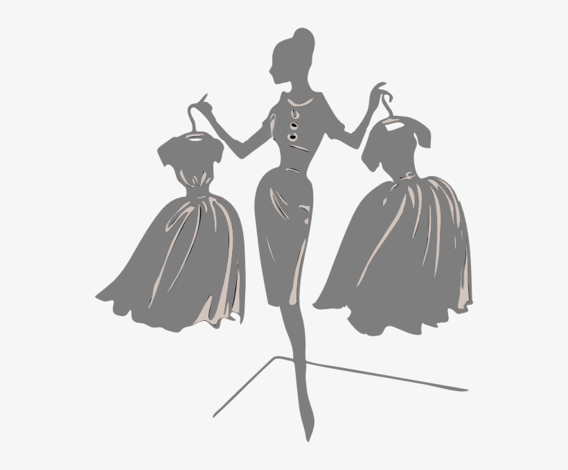 Gown Clipart Dress Form.