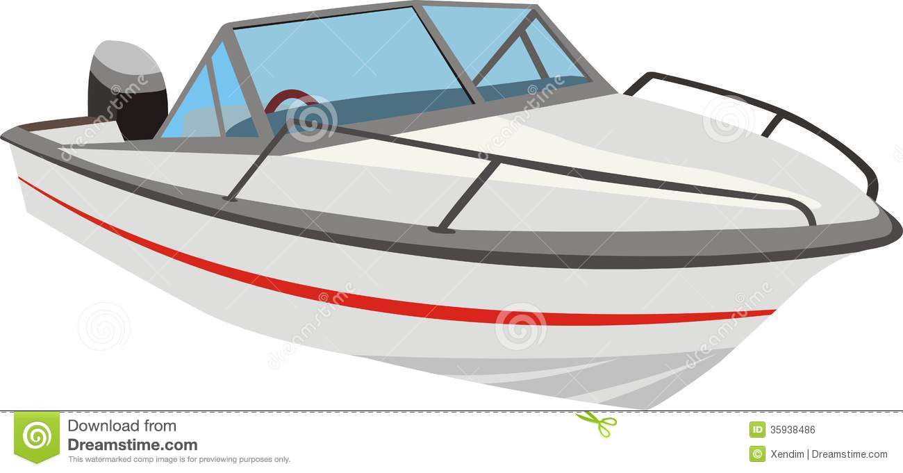 Speed boats clipart.