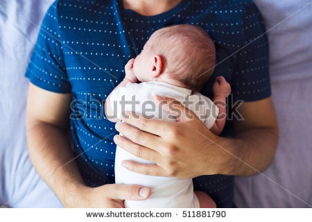 Dad And Baby Stock Images, Royalty.