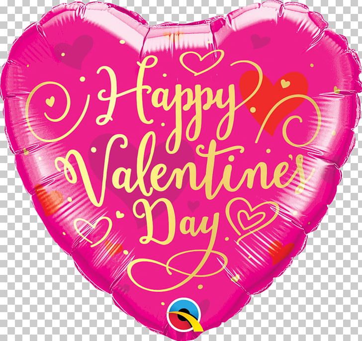 Mylar Balloon Valentine\'s Day Birthday Heart PNG, Clipart.