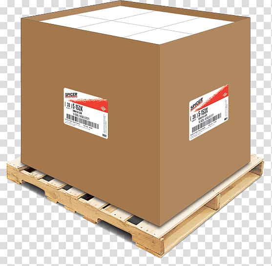 Box Pallet Packaging and labeling Cargo FedEx, cargo freight.
