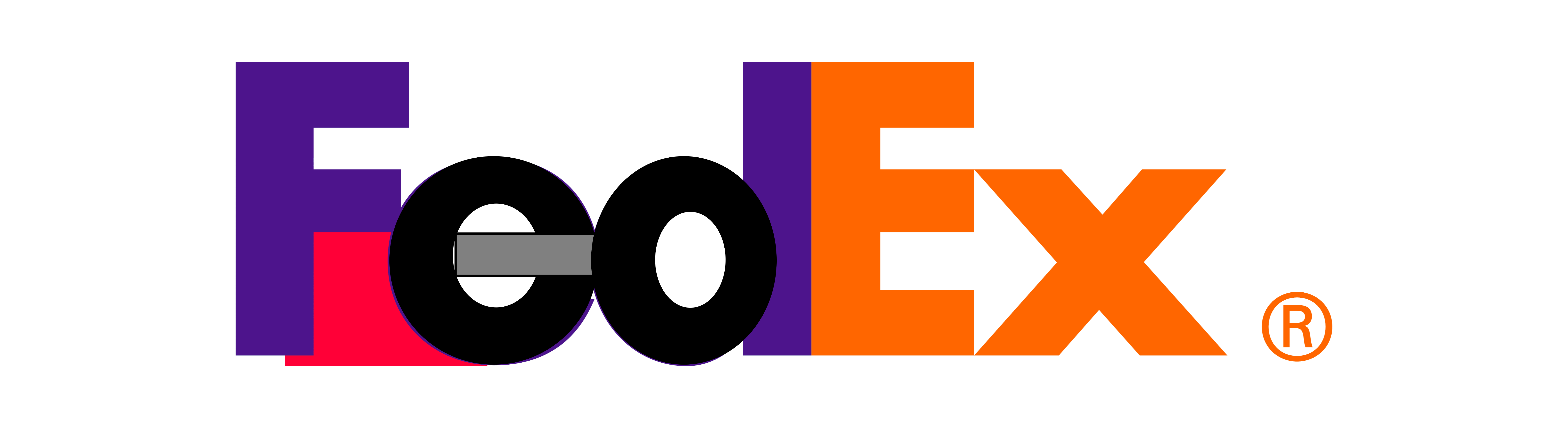 FedEx logo other hidden symbols.