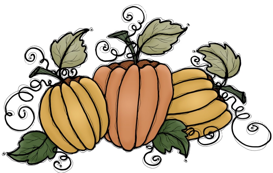 Thanksgiving Pumpkin Clipart.