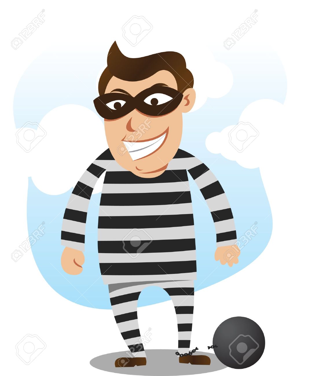 Robber Free From Jail Royalty Free Cliparts, Vectors, And Stock.
